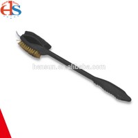 Chinese Product Long Handle Copper Wire brush /BBQ Grill/ Barbecue Grill BBQ Brush Cleaning Brush with Clothing Brush