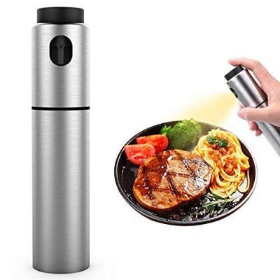 stainless steel fuel injection bottle and Barbecue Marinade Spray Bottle  Brushed Aluminum Olive Oil Sprayer